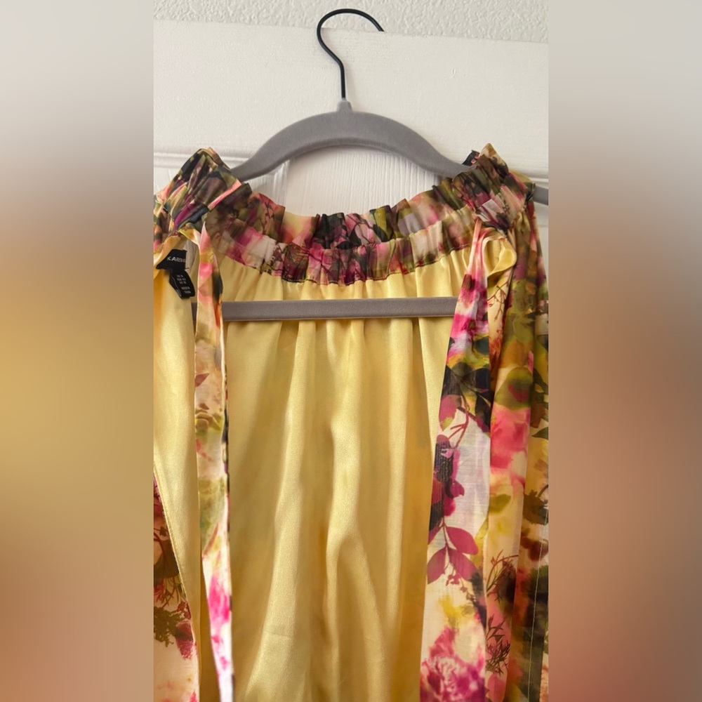 Karen Millen Yellow Floral Dress - Picture 12 of 12